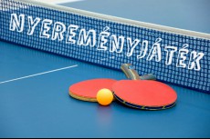Pingpongütőt nyerhetsz!