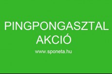 4 pingpongasztal is AKCIÓS!