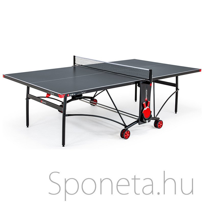 Sponeta S3-80e szürke kültéri ping-pong asztal fekete lábakkal