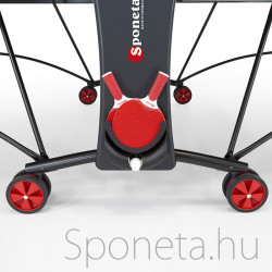 Sponeta S3-80e szürke kültéri ping-pong asztal fekete lábakkal