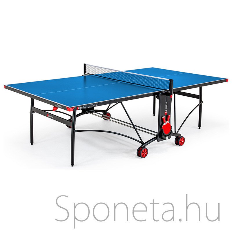 Sponeta S3-87e kék kültéri ping-pong asztal fekete lábakkal