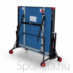 Sponeta S3-87e kék kültéri ping-pong asztal fekete lábakkal