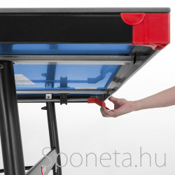 Sponeta S3-87e kék kültéri ping-pong asztal fekete lábakkal