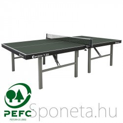 Sponeta S7-22 zöld beltéri ping-pong asztal Verseny asztalok Sponeta