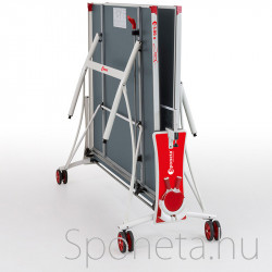 Sponeta S3-80e szürke kültéri ping-pong asztal fehér lábakkal