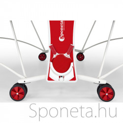 Sponeta S3-80e szürke kültéri ping-pong asztal fehér lábakkal